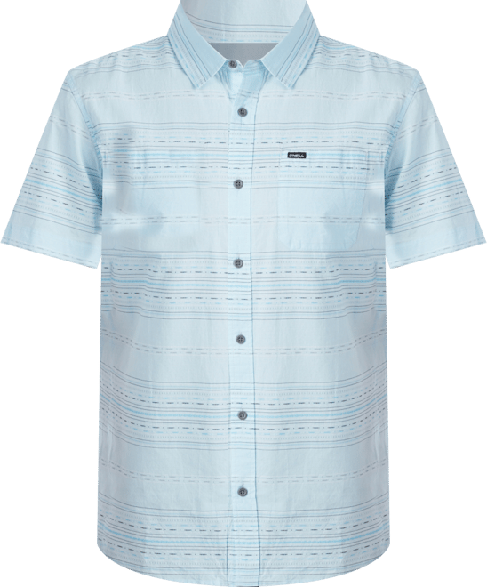 Men's Seafaring Stripe Short Sleeve Standard Shirt