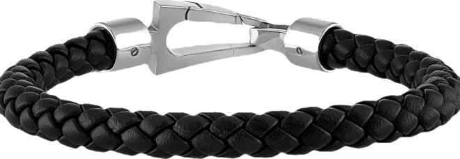 Men's Marine Star Braided Leather Bracelet