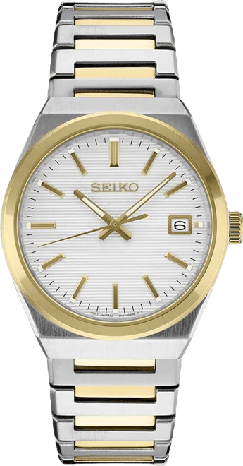 Men's Essentials Two-Tone Stainless Steel Bracelet Watch 39mm