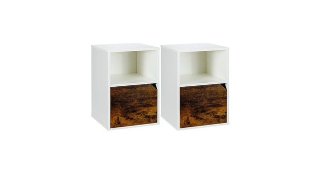 Set of 2 Nightstands Side End Table for Living Room