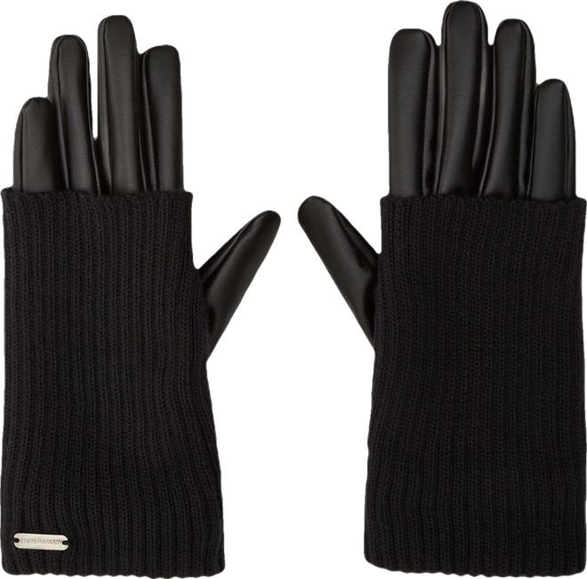 Women's Mixed-Media Gloves