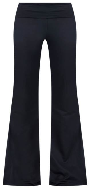 Women's Bell Bottom Foldover Waist Sweatpants