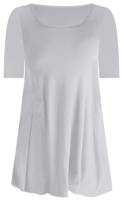 Women's Elbow Sleeve Swing Tunic Top