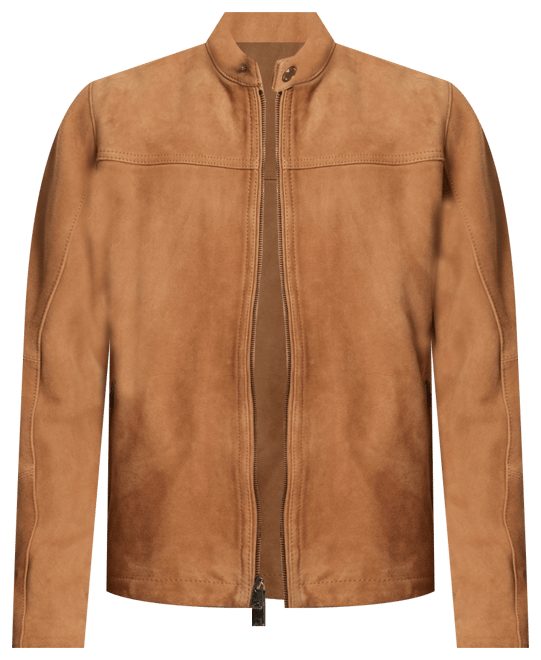 Michael Kors Suede Four Pocket Utility Jacket