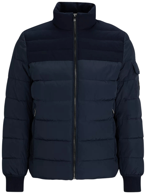 Tommy Hilfiger Men's Sherpa Lined Hooded Quilted Puffer Jacket