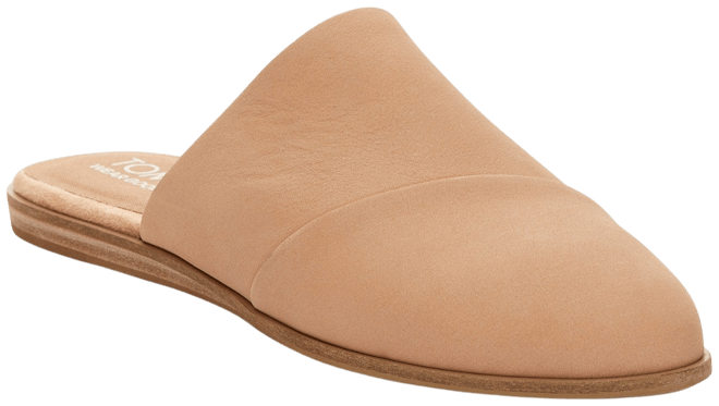 Toms honey best sale leather mules