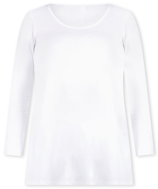 Women's Long Sleeve Swing Style Flare Tunic Top