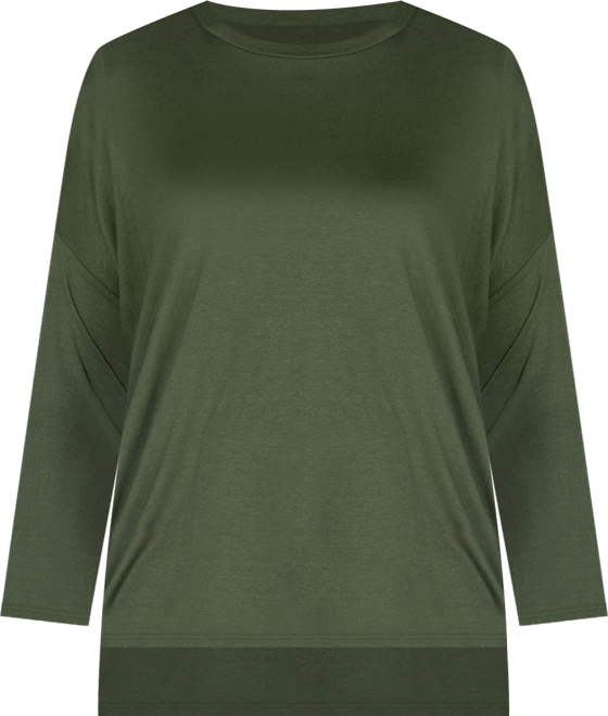 Women's Long Sleeve Oversized Dolman Top