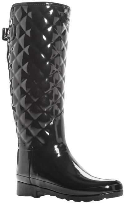 Hunter short hot sale quilted rain boots