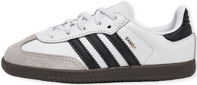 adidas gazelle silver green womens adidas Samba OG 'Cloud White Core Black Gum' Toddler Shoes 5