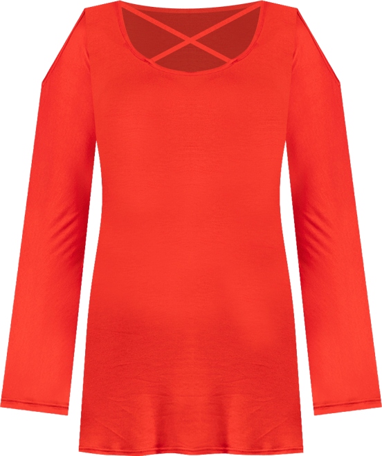 Women's Criss Cross Long Sleeve Top