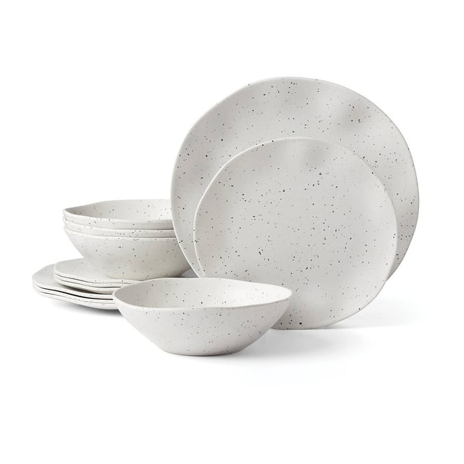 White 2025 melamine dinnerware