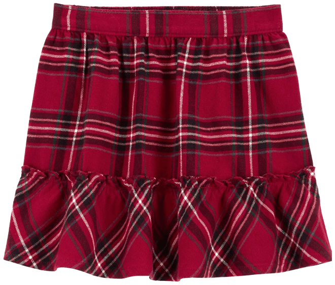 Chic Black Skirt - Plaid Skirt - Flannel Skirt - Black Mini Skirt