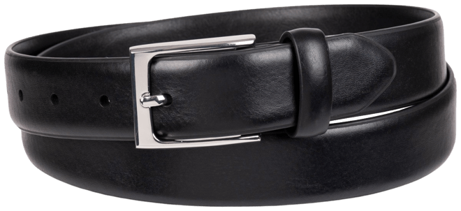 INC International Concepts INC Men's Black Matte Gold Buckle Belt, Created  for Macy's - Macy's