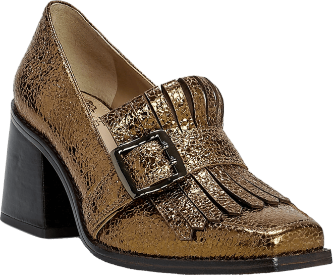 Women's Sedna Kiltie Block-Heeled Tailored Loafers