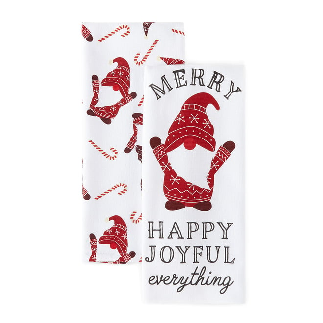 North Pole Trading Co. Holiday Colors 4-pc. Towels + Dish Cloths, Color:  Multi - JCPenney