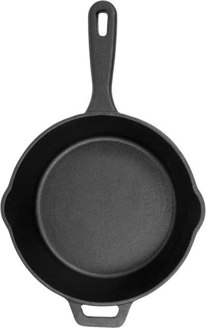 10-in and 14-in Skillet Set, Cast Iron Cookware
