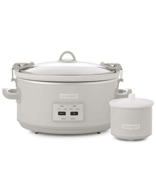7-Qt. Cook & Carry Programmable Slow Cooker & Little Dipper