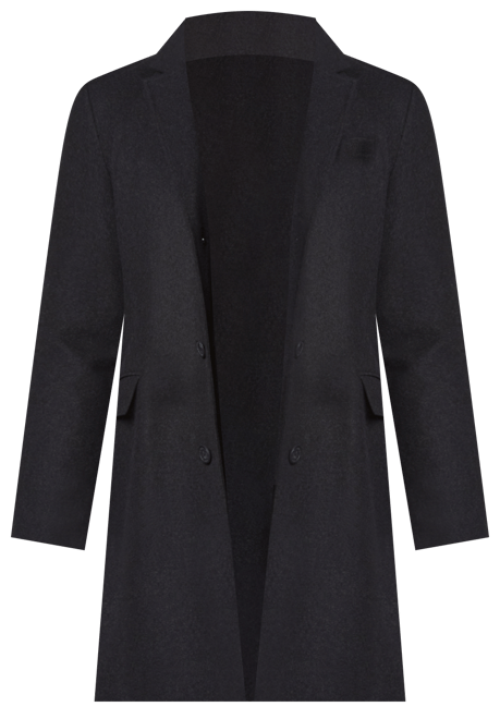 Marc New York Men's Sheffield Melton Wool Slim Overcoat with