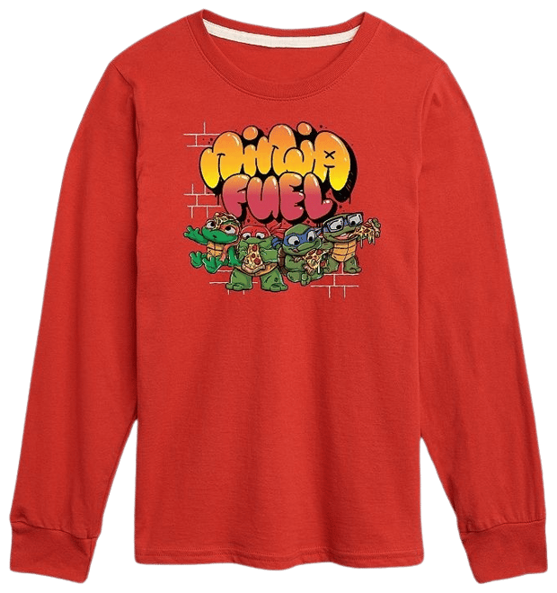 Boys' Teenage Mutant Ninja Turtles Long Sleeve Thermal Graphic T