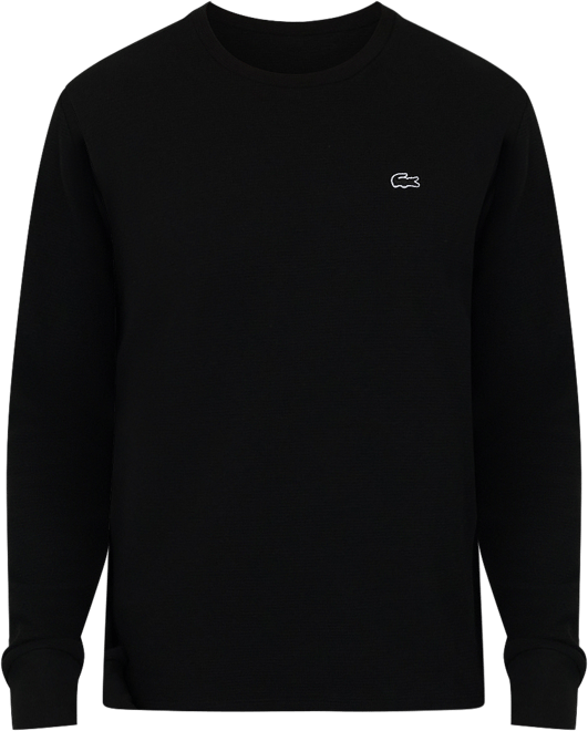 Men's Waffle-Knit Thermal Sleep Shirt