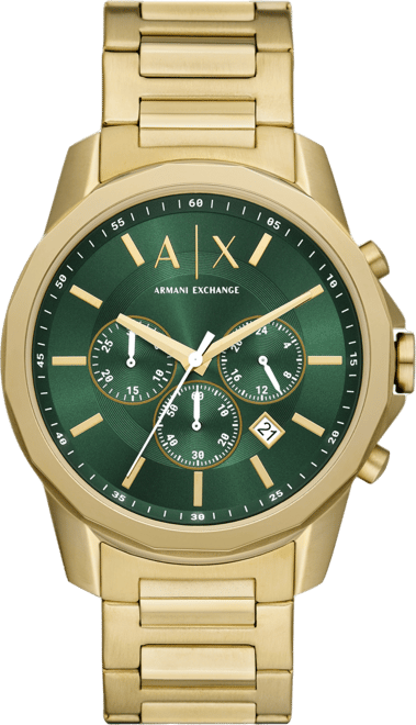 Men's Banks Chronograph Gold-Tone Stainless Steel Watch 44mm