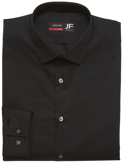 big and tall mens black dress shirt Black & Cream Asymmetric Draped Dress *Restocks June '26 – Summer Evenings main image 0