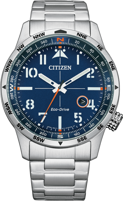 Citizen Eco Drive Men s Weekender Stainless Steel Bracelet Watch 43mm Macy s