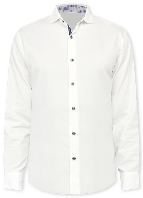 Men's Solid Herringbone Shirt