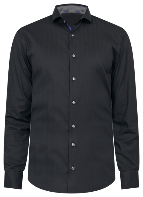 Men's Solid Herringbone Shirt