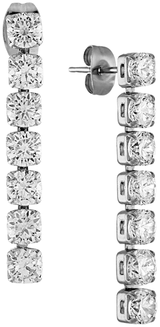 Tennis Drop Earrings