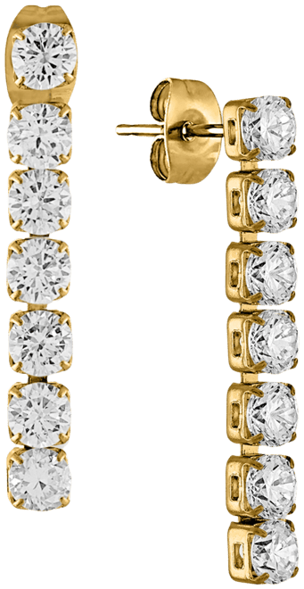 Tennis Drop Earrings