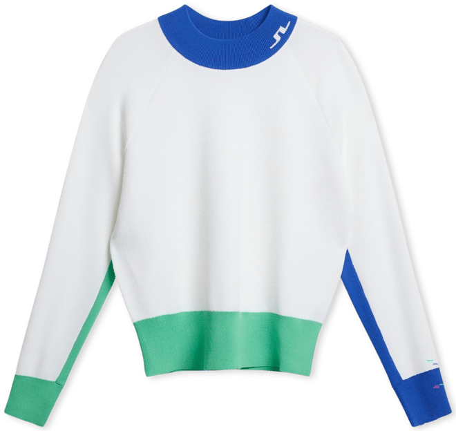 Micro Check Knitted Sweater / Black JL monogram check – J.Lindeberg