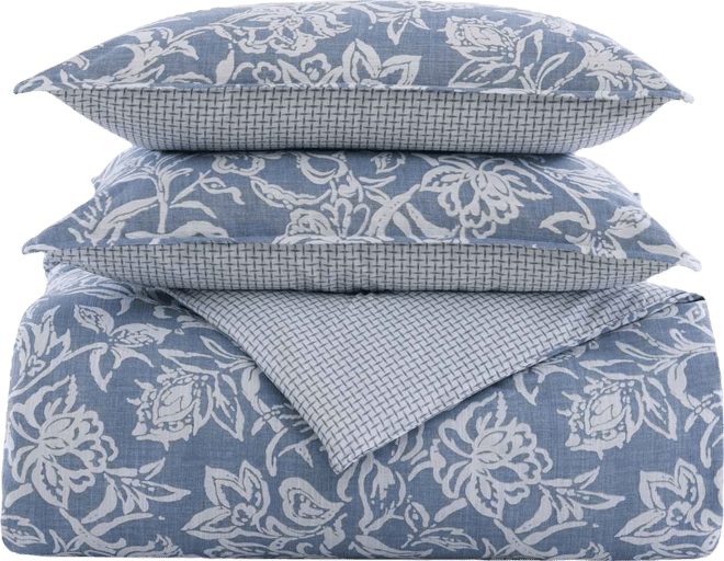 Tortola Reversible 3 Piece Comforter Set, King