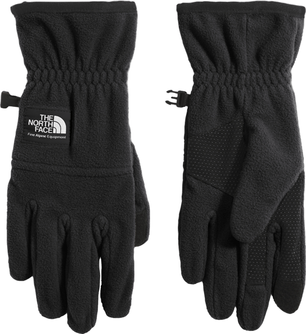 The north face cheap men's fleece patch gloves