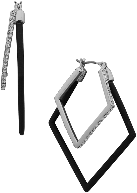 Geometric Nested Hoop Earrings