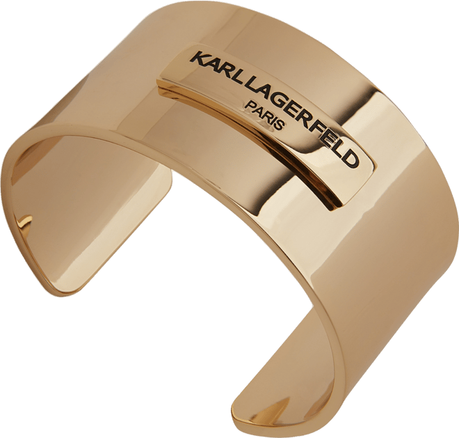 Women's Gold-Tone Logo Cuff Bracelet