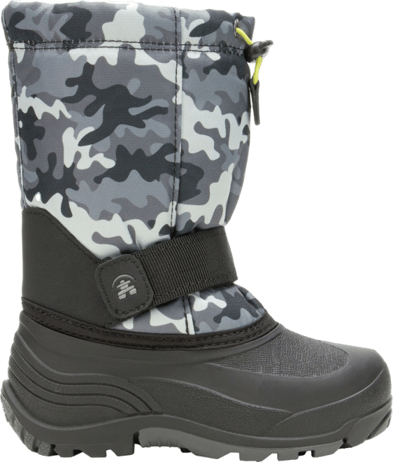 Bottes Neige La Crosse Enfant – Rouge, Taille 5 US, Imperméables Et Isolées