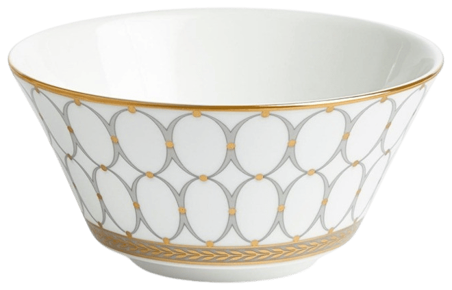 Renaissance Grey Rice Bowl 4.33"