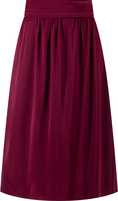 Women's Foldover with Pockets Maxi Skirt