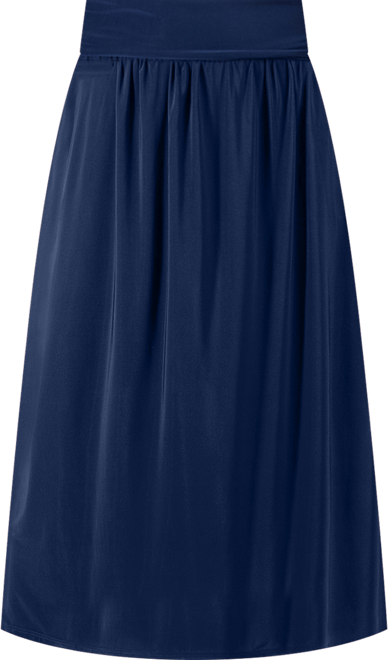 Women's Foldover with Pockets Maxi Skirt