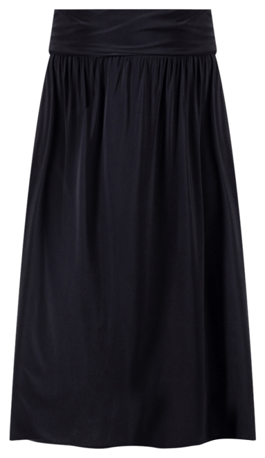 Women's Foldover with Pockets Maxi Skirt