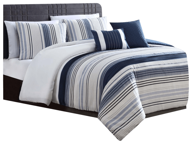 Albion 5 Piece Comforter Set, Queen