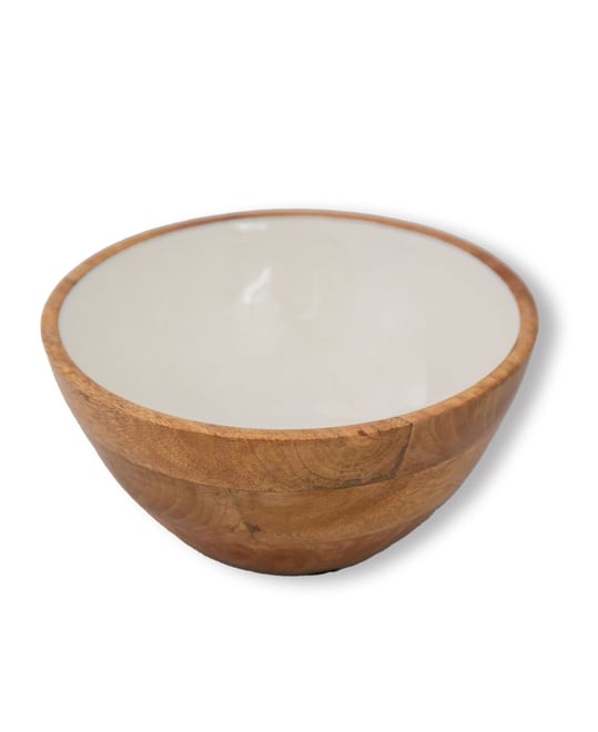 Wood Plus Collection Mango Wood Serving Bowl, Medium