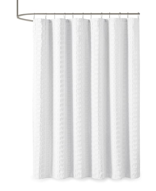 Metro Clipped Shower Curtain, 72" x 72"