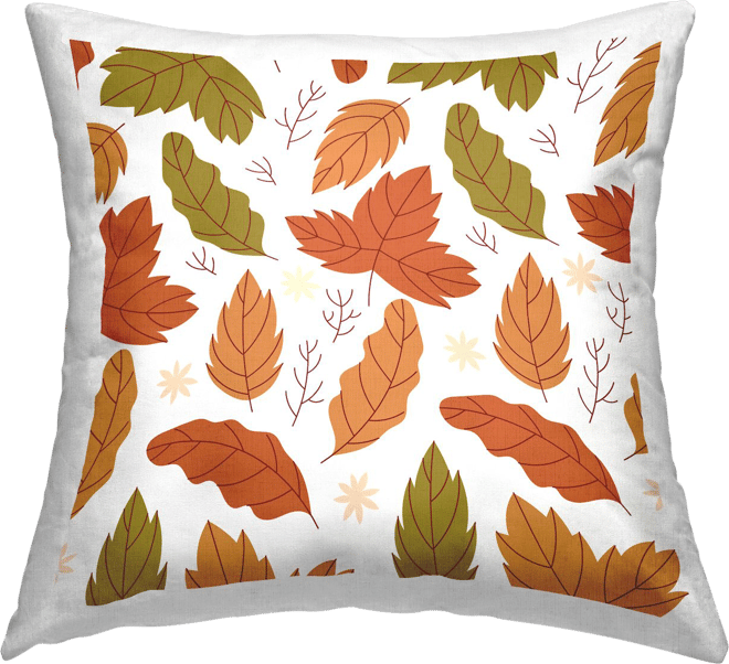 Autumn Leaves Pattern Pillows