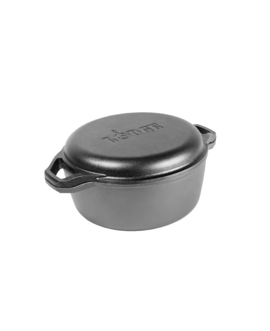 Chef Collection 6 Quart Chef Style Double Dutch Oven Cookware