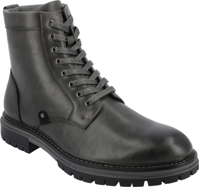 Men's Denver Tru Comfort Foam Plain Toe Lace-Up Ankle Boots