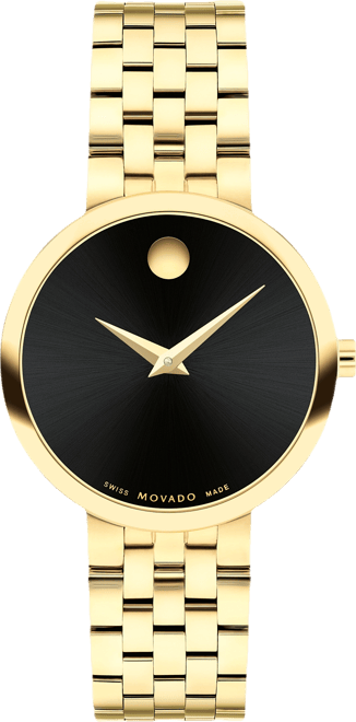 Women's Museum Classic Swiss Quartz Yellow Pvd Watch 30mm