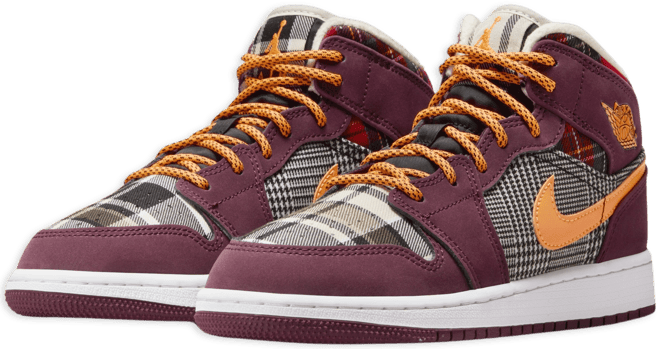 Air Jordan 1 Mid SE Big Kids' Shoes